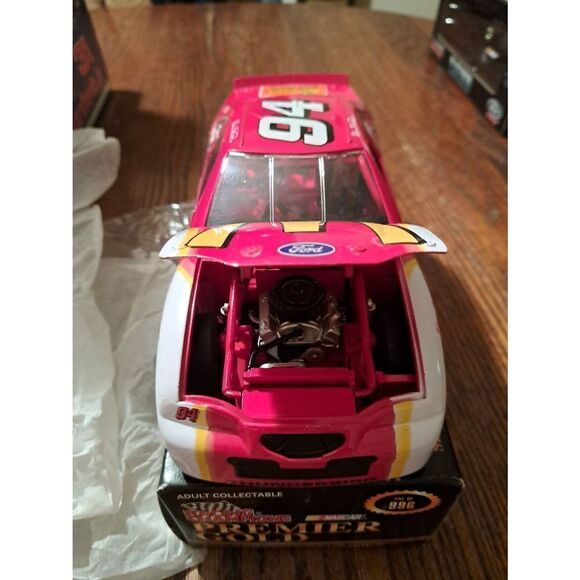 Vintage 96 Racing Champions Gold Bill Elliott McDonald Die Cast Nascar Race Car - Picture 6 of 10